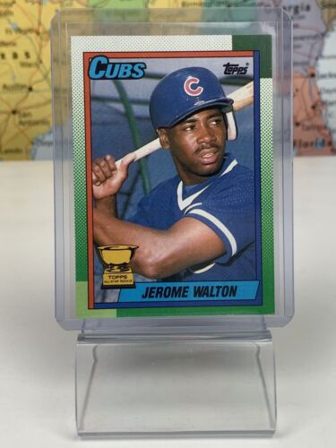 SHIPS SAME DAY Topps 1990 Baseball Card Jerome Walton #464 Cubs All-Star Rookie. rookie card picture