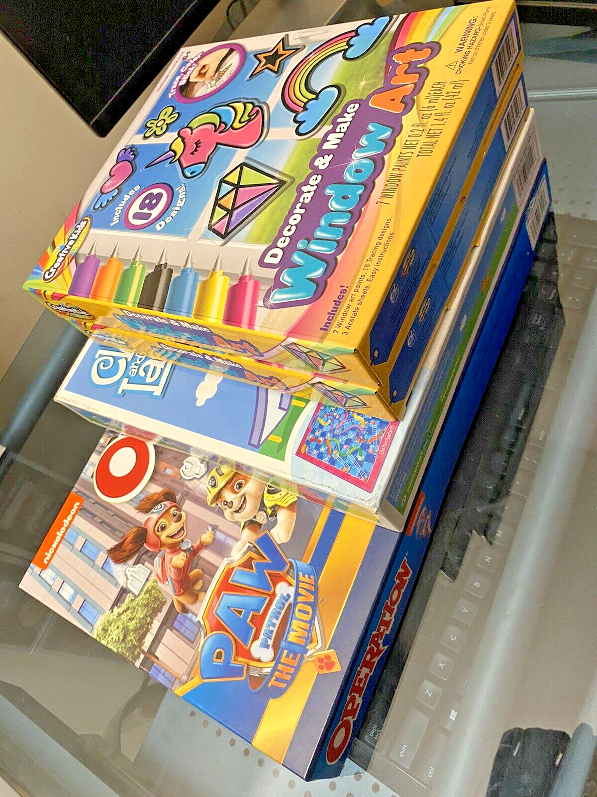 Kids Board game Bundle Peppa Pig Paw Patrol Operation Chutes Ladders Paint Set