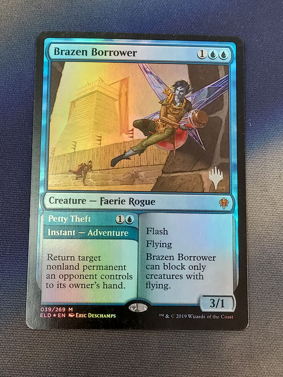 MTG foil 厚かましい借り手 Brazen Borrowepr 2枚セット Foil Brazen Borrower Throne of Eldraine Magic the Gathering