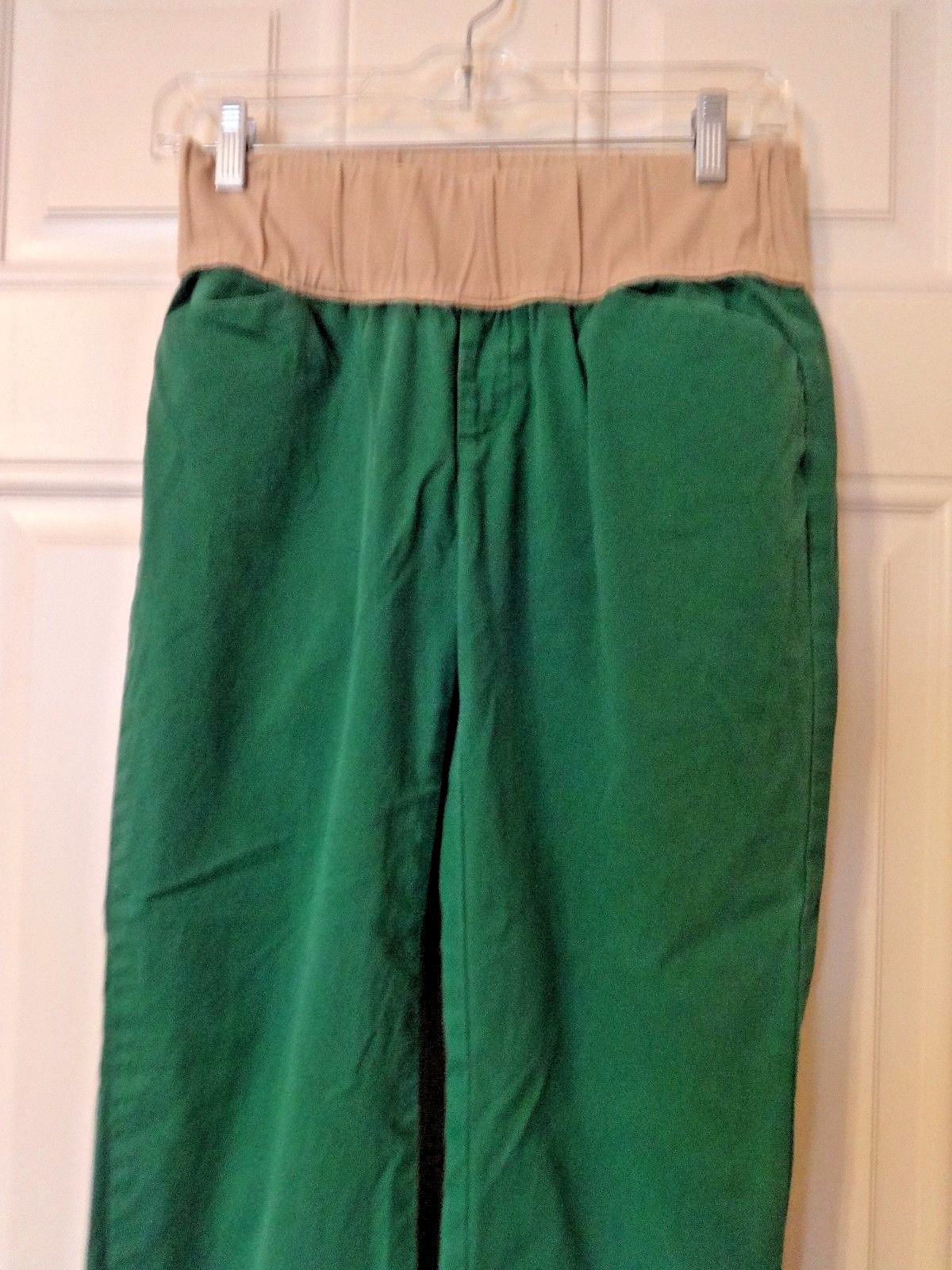 Khakis by Gap Maternity Capri Pants Shorts Broken In Straight Green Size 4