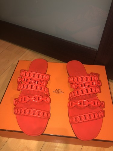 Hermes Jelly Chaine D'ancre Summer Sandals | eBay