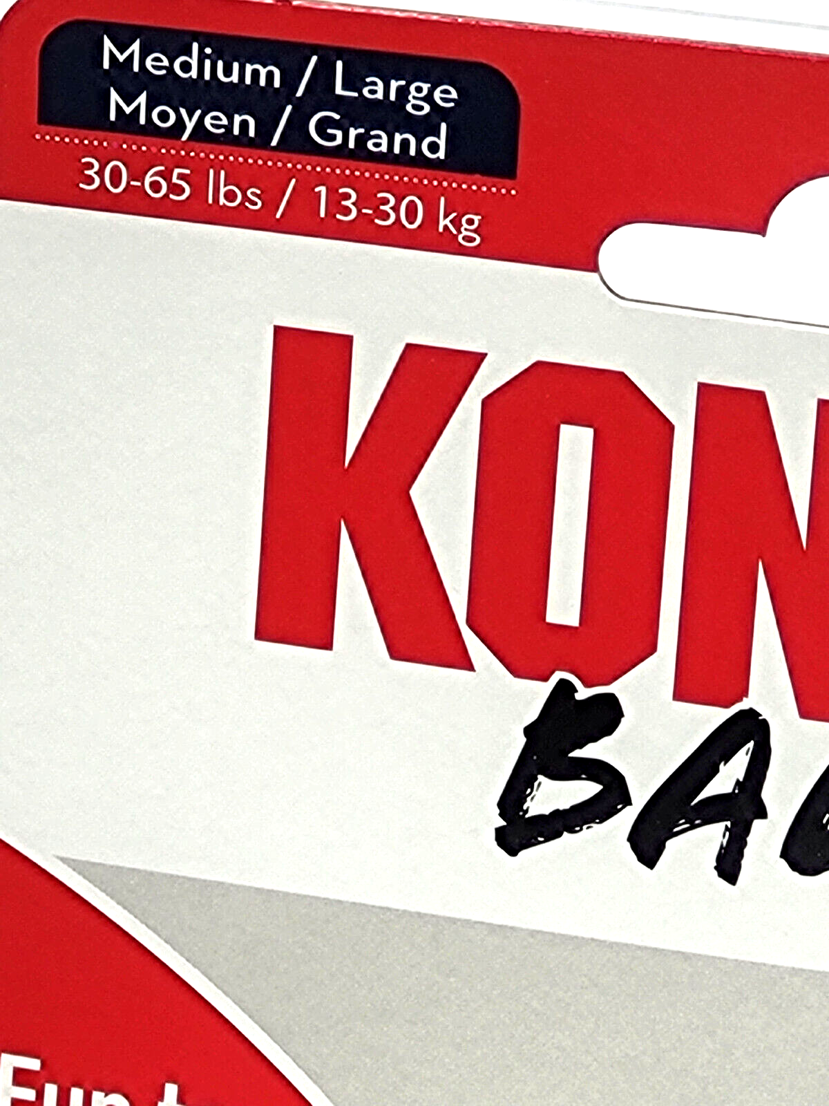 KONG Extreme Bounce Ball Med/Lrg Durable Rubber Fetch & Chew Dog Toy 3"