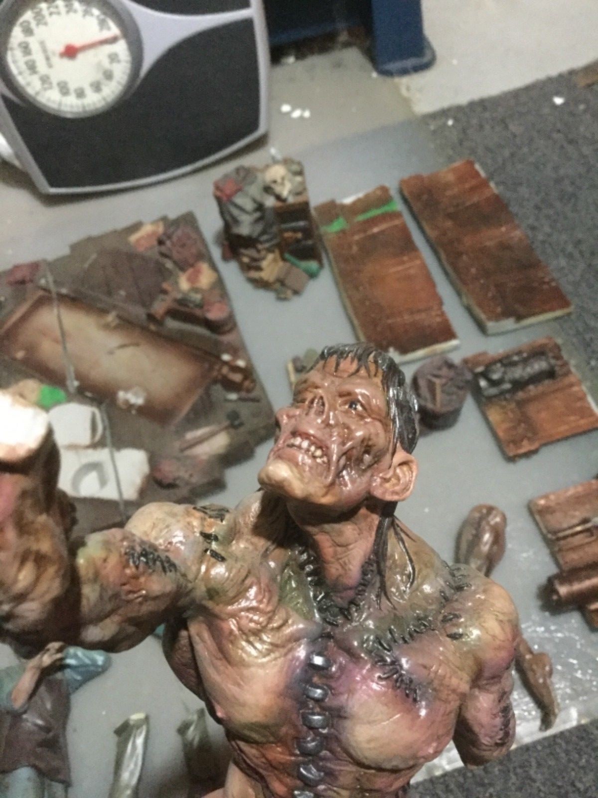 Bernie Wrightsons Frankenstein Sideshow 1996 Vinyl Model Monster Kit