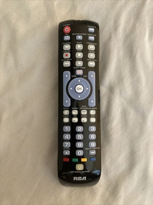 RCA RCRN04GR Universal 4-Device Multi-Function Partially Backlit Remote Control