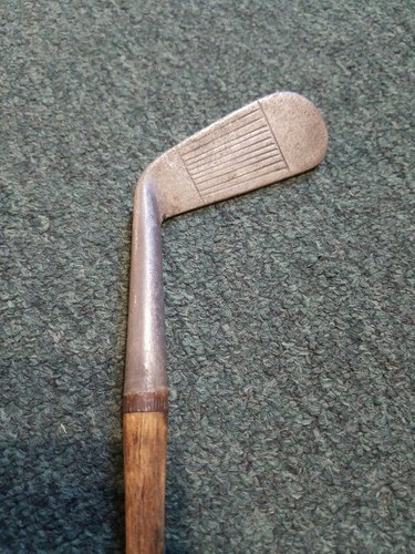 Hickory Wood Shaft Golf Club Burke Jigger Grand Prize Hand Forged