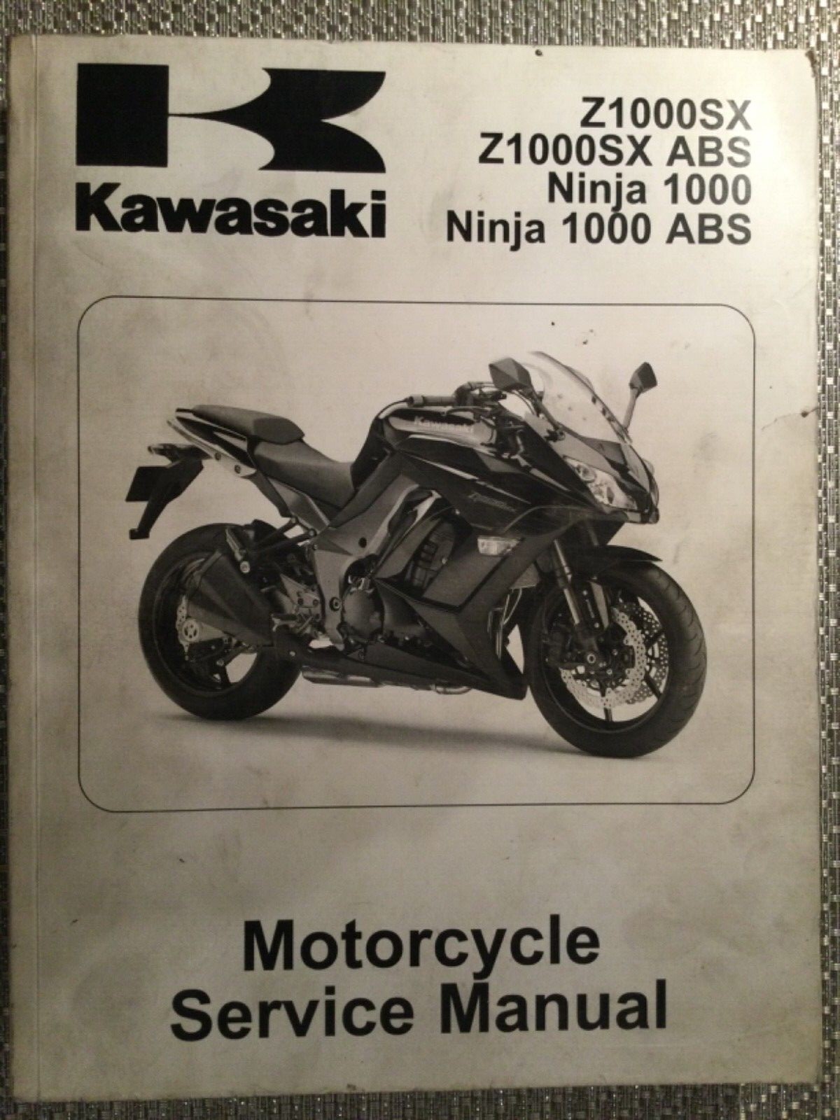 2011 Service Manual ZX1000G H Z1000 Z1000SX Ninja 1000 ABS