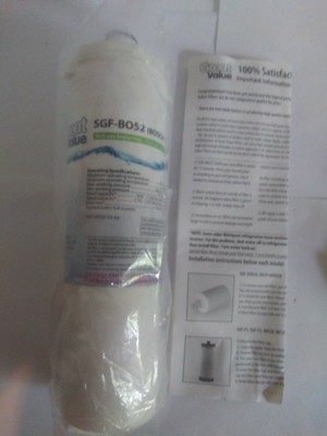 Great Value Refrigerator Water Filter 640565+ SGF-BO52 FITS BOSCH/CunoOCS CS-52