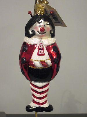 JingleNog Ladybug/Ladybird ''Lady B. Goode'' Christmas ornament, New, Poland 