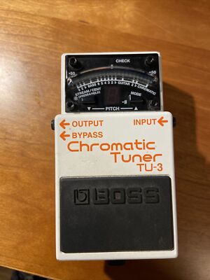 BOSS TU-3 CHROMATIC GUITAR / BASS Tuner Guitar FX Effect Effects Pedal CLEAN