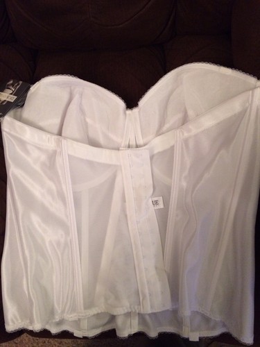 44DD David's Bridal Dominique 8950 Satin Torsolette Wedding Corset
