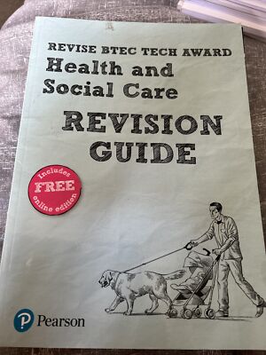 Pearson REVISE BTEC Tech Award Health and Social Care Revision Guide: (with free