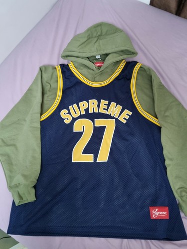 パーカー・フーディ Supreme Basketball Jersey Hooded Sweatshirt SS 21 WEEK 6 Supreme Basketball Jersey Hooded Sweatshirt (SS21) - $158