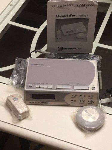 Ameriphone Alertmaster AM-6000 Wireless Notification Doorbell & Bed Shaker NIB