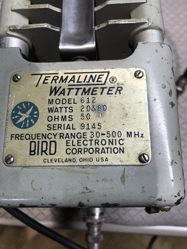 BIRD 6104 TERMALINE WATTMETER Model 612