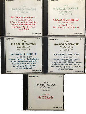 Klassik THE HAROLD WAYNE COLLECTION 16-20 ultra-rare Aufnahmen Vokal SYMPOSIUM