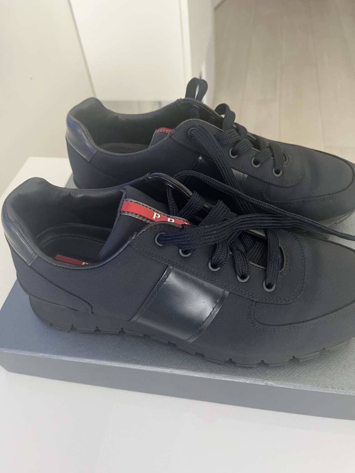 靴 PRADA SPORT LEATHER NYLON SHOES 8 PRADA SPORT LEATHER NYLON SHOES 8