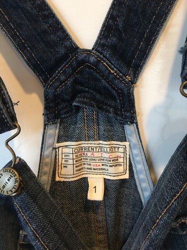 Hatch Collection The Easy Denim Overalls Maternity Size 1 Small
