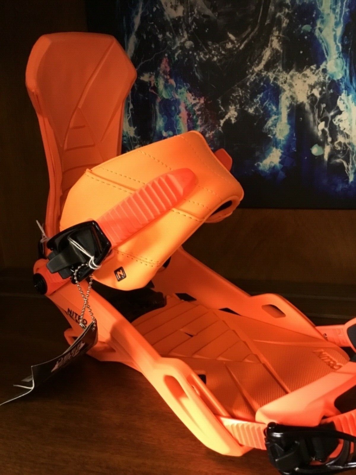 2019 Nitro team orange bindings