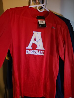 Angels Baseball Nike Team Legend Men's Long Sleeve Shirt - RED  Large  NWT