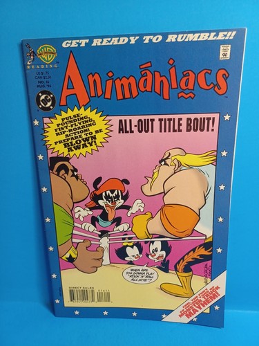 Animaniacs #16 • KISS Wrestling Cover! (Warner Brothers/ DC