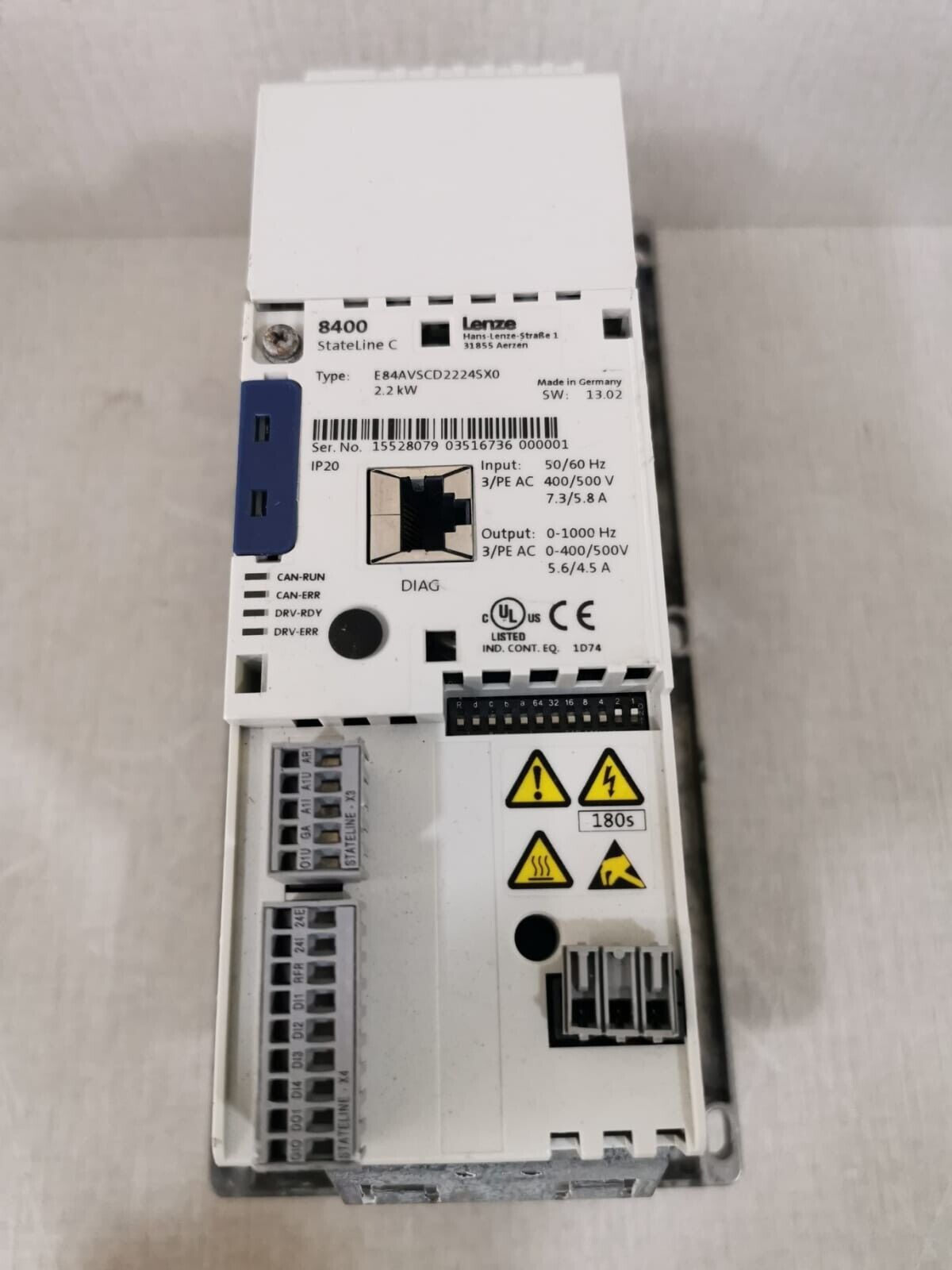 Lenze 8400 Stateline C E84AVSCD2224SX0 2.2kW | eBay Lenze 8400 Stateline C E84AVSCD2224SX0 2.2kW | eBay