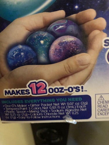 Galaxy Ooz-o's Ooz-os Make Slimy Spheres with Oozing Center Kids Slime Craft Kit
