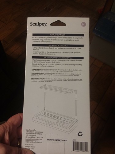 Sculpey Tool Organizer Easy Access Space Saving Design for Polymer Clay Tools