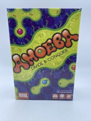 Sealed Amoeba Divide and Conquer Game Tile Laying IDW Games Ages 8+ 30 min
