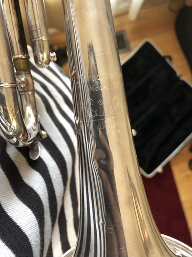 Bach Stradivarius Model 37 Silver Plated B-flat Trumpet (STILL WORKS PERFECTLY)
