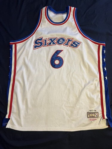 ✨希少✨Mitchell & Ness NBA 1977-78 ERVING VTG AUTHENTIC DR. J ERVING SIXERS 1977-78 MITCHELL & NESS