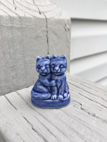 Wade Cat Figurines Red Rose Tea Lot of 2