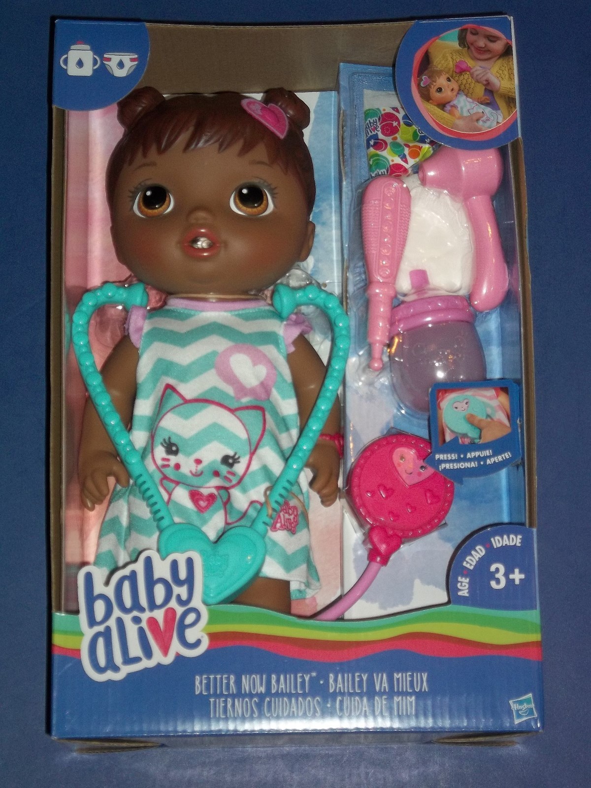 Baby Alive—Better Now Bailey Doll by Hasbro—African American – NRFB