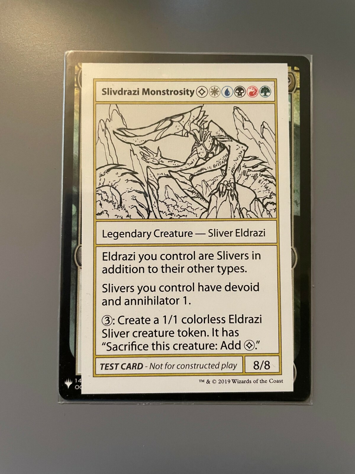 【PSA9 MINT】MTG Slivdrazi Monstrosity 初版 PSA9 MINT】MTG Slivdrazi Monstrosity 初版 Slivdrazi