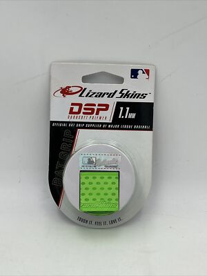 Lizard Skins DSP 1.1mm Bat Grip - Baseball & Softball Green NEW!
