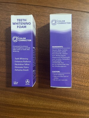 2 Purple Toothpaste For Teeth Whitening, Purple Toothpaste Foam, (Sealed)