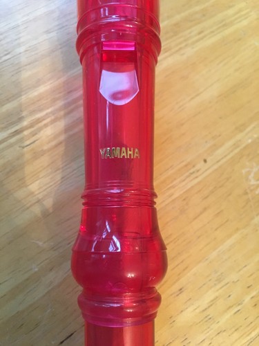 Yamaha YRS-20 Soprano Recorder with Baroque Fingering Translucent Pink