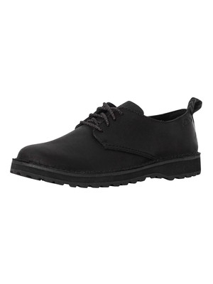 Мужские кожаные туфли Clarks Solsbury на шнуровке, черные