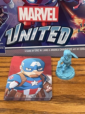 CMON MARVEL UNITED  CAPTAIN AMERICA Core Game Piece CoolMiniOrNot KS multiverse