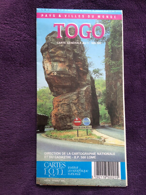 Mali : carte touristique IGN du Togo - échelle 1 : 500 000 - carte actuelle