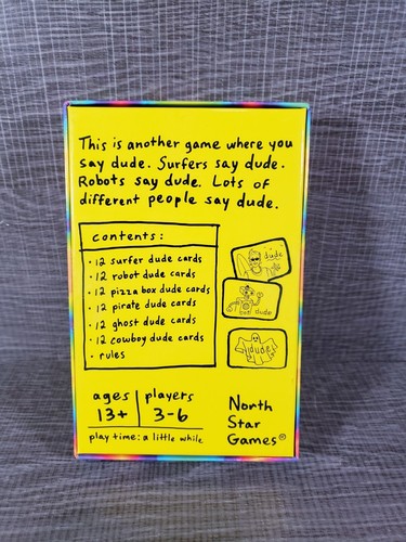 Sealed Card Game - MORE DUDE 13+ 3-6 Players North Star Games NEW