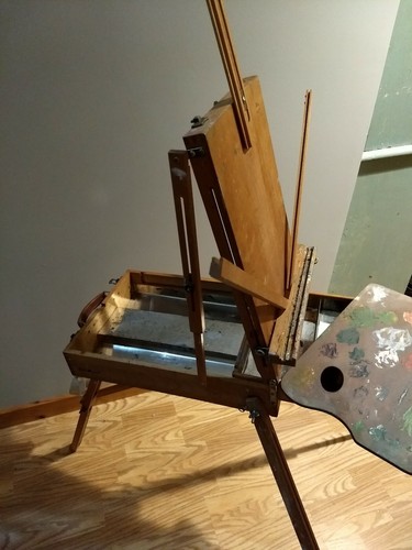 Vintage Jullian Full Box French Easel Paris portable