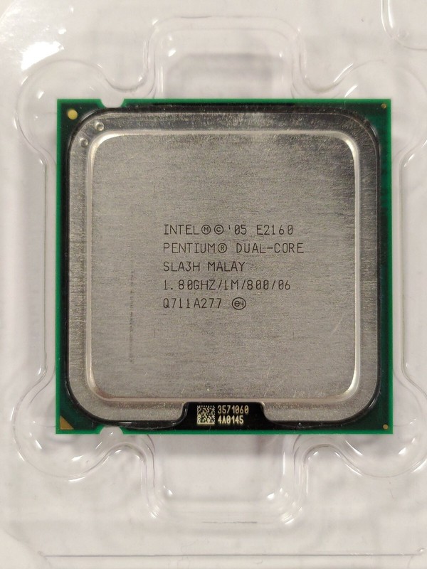 Processeur Intel Pentium Dual-Core E2160 Lga775 1,8ghz Sla3h