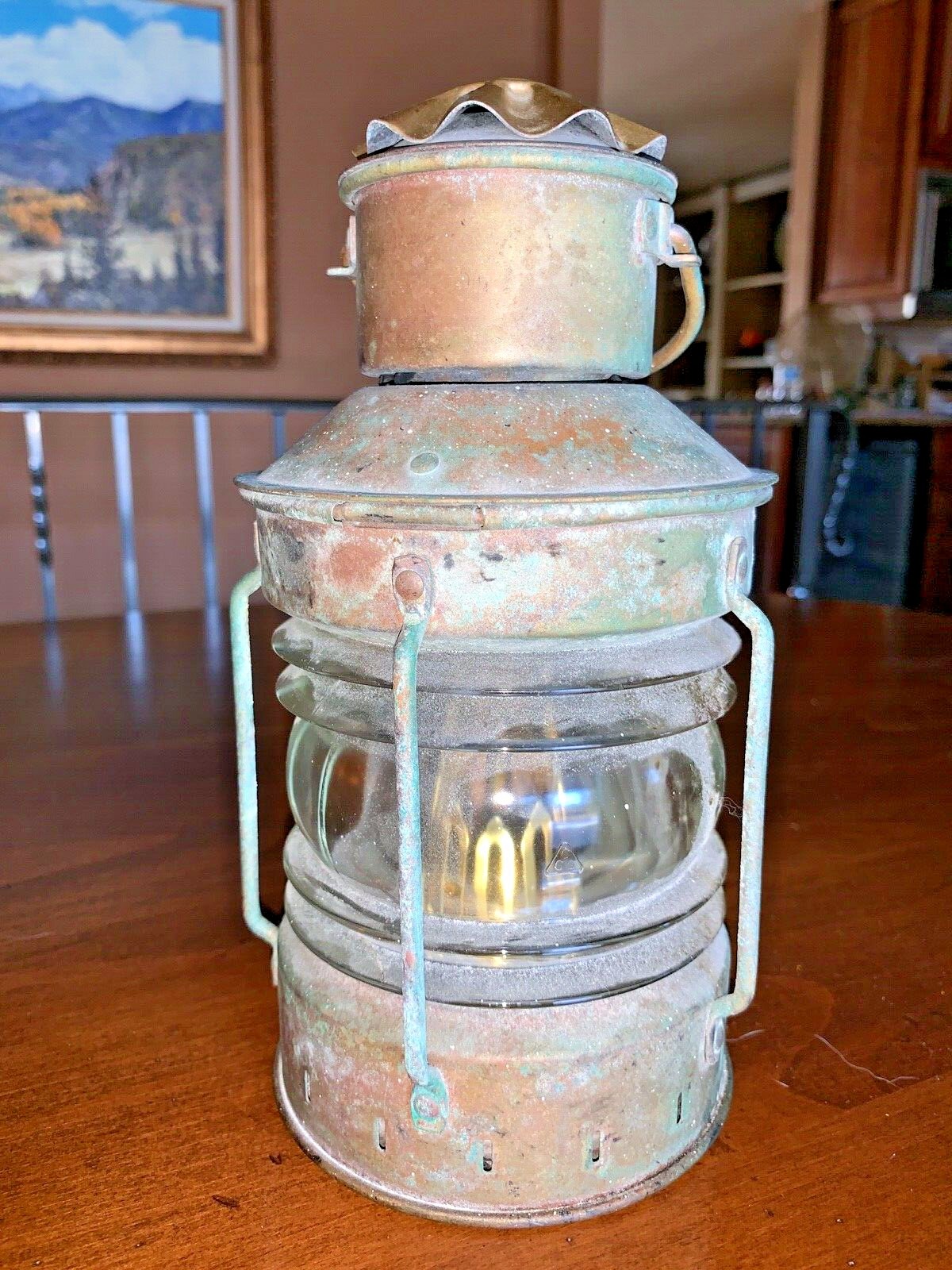 Ankerlicht Vantage Copper nautical anchor kerosene lantern