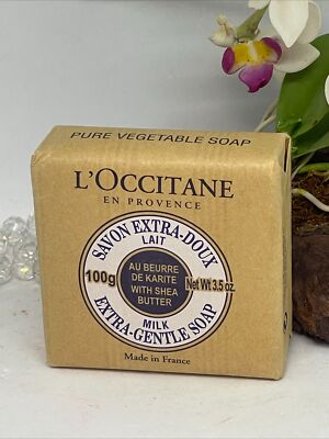 L'Occitane En Provence Milk Extra Gentle Soap - 3.5 oz / 100g - New - Sealed