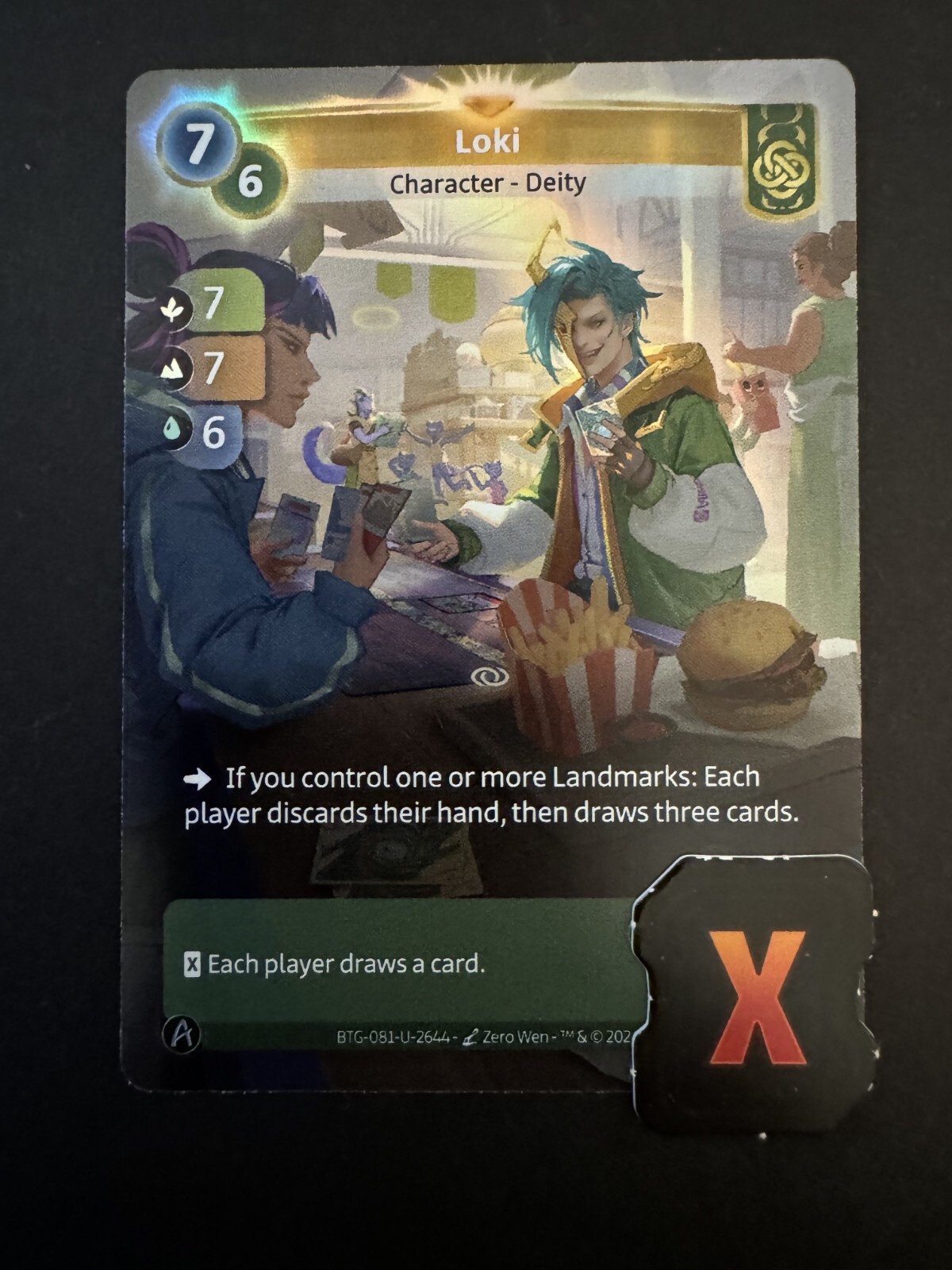 Altered TCG Loki Muna Unique Alt Art Foil Kickstarter Exclusive