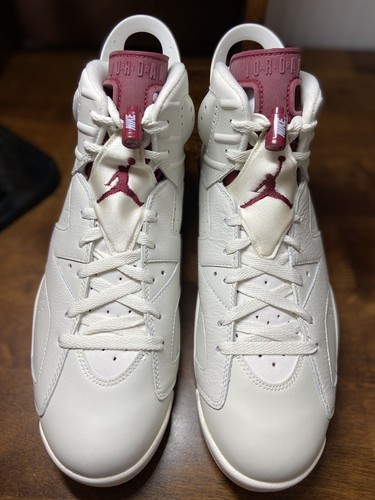 Air Jordan Retro 6 Maroon Mens Size 