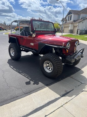 Owner 1985 Jeep CJ Red 4WD Manual CJ7