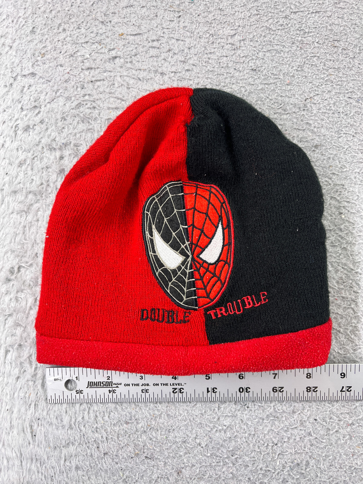 帽子 uuzuDOUBLE TROOPER BEANIE black cuffed-beanie-black-front-