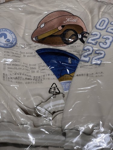 Pre-owned Kith X Invisable Friends - Limited Wool Bomber Jacket, Cream/beige - Size L In White