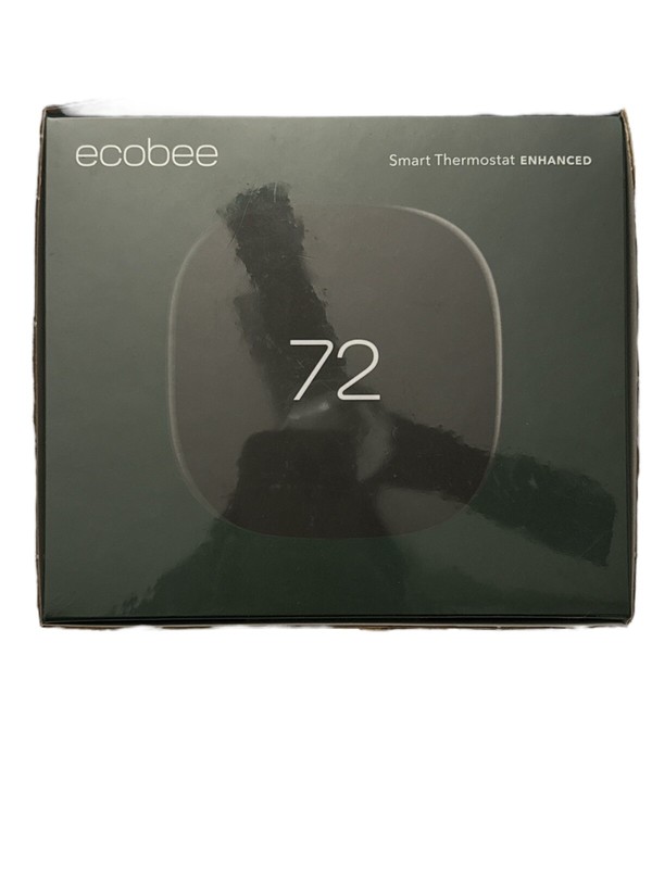 ecobee Programmable Smart Thermostat W/Phone Controlled + Touchscreen Black